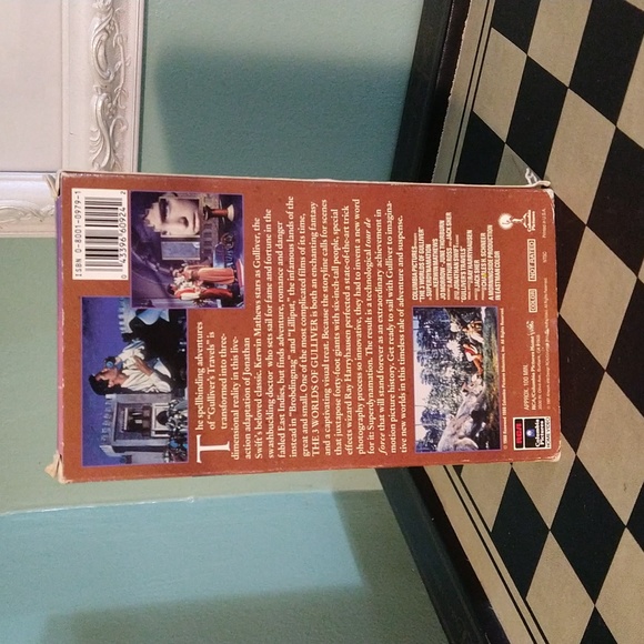 HOST PICK 6/$15 The 3 Worlds of Gulliver 1960 ‧ Fantasy/Family vintage VHS tape - Picture 2 of 5